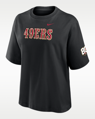 San Francisco 49ers 80th Anniversary Boxy Women's Nike NFL T-Shirt